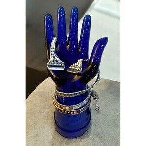 Fitbit Watch Band Cape Diablo Multi Natural Stones Wrap Band Silver Metal NWT